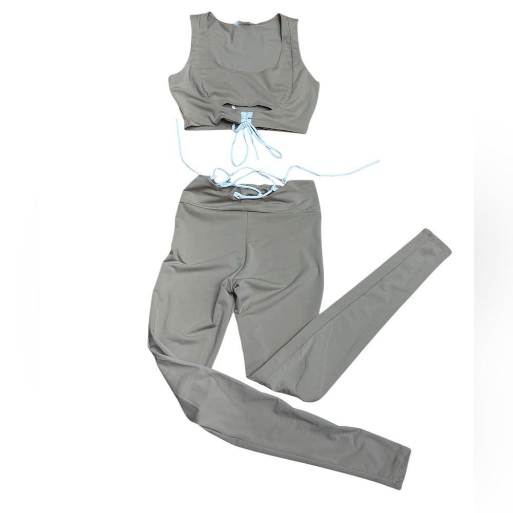 FASHION NOVA SPORT. Women's grey Jumpsuit